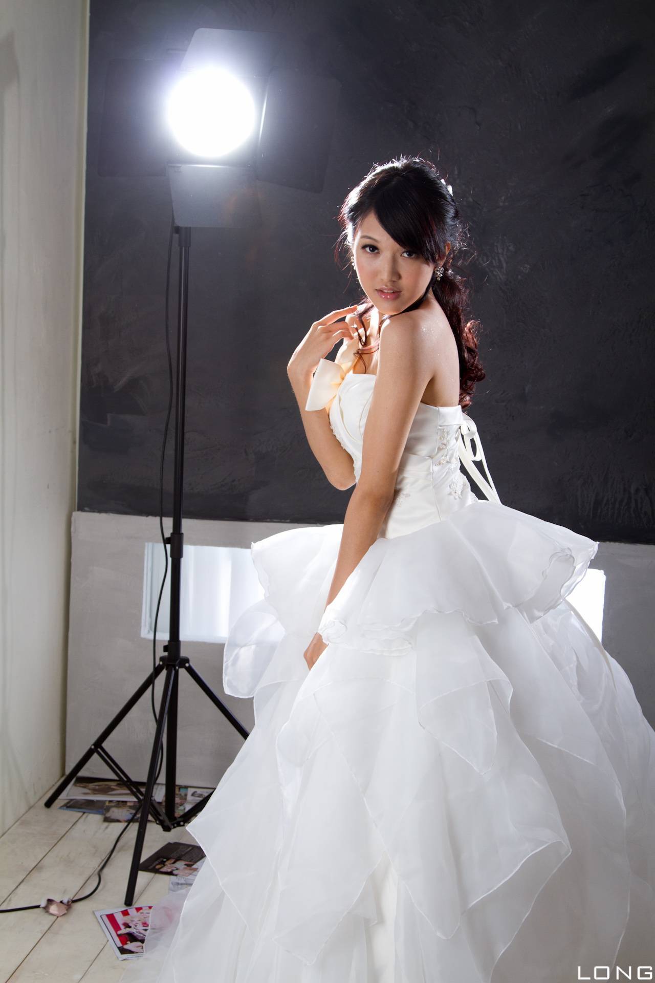 棚拍]Jill 瑋廷 婚紗之白 Beauty性感美女写真套图